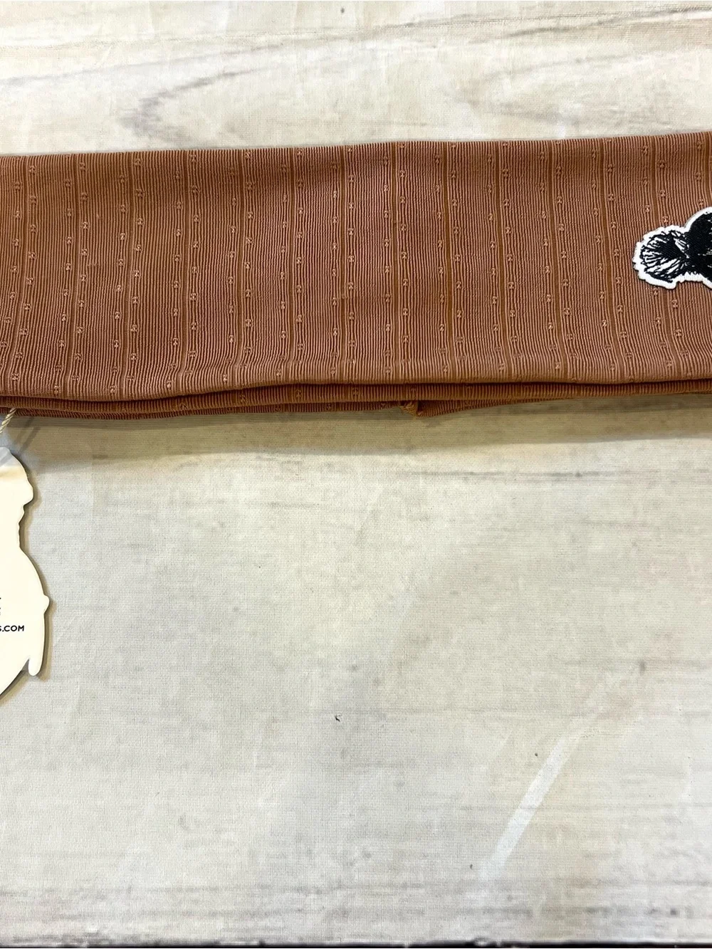 🆕NWT KnotHairbands Ribbed Kids Headband with logo patch